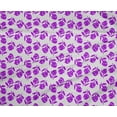 thumbnail image 4 of oneOone Polyester Lycra Violet Tissu Floral Robe Tissu Tissu Imprimé par la Cour 56 Pouces de Large, 4 of 4