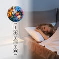 thumbnail image 4 of 14 Inch Wall Clock Battery Operated Silent Clock Decorative for Office, Kitchen, Outdoor, Living Room，Flowering Red Poppies Nature attractive, 4 of 4