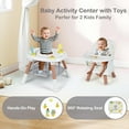 thumbnail image 2 of INFANS 9 in 1 High Chair, Convertible Baby Highchair for Babies and Toddlers, Table and Chair Set Building Block Infant Dining Booster Seat, Kids Stool with Activity Children Play Kitchen, 2 of 9