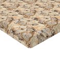 thumbnail image 4 of Ambesonne Nostalgic Fitted Sheet, Vintage Watch Butterfly, Queen Size, Pastel Brown and Taupe Grey, 4 of 5