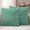 Green, Teal, Jade, Seafoam, variant on Teal Green Terracotta Splatter Outdoor Waterproof Pillow Covers, Boho Mottled Vintage Rustic Decorative Rectangle Throw Pillowcase Sofa Cushion Sham for Patio/Couch/Chair, 20"x12" 2 Pack
