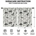thumbnail image 2 of Blackout Kids Curtains,Dinosaurs Jurassic Text Pattern Childrens Insulated Curtains Set Of 2,Bedroom Essentials,Toddler Room Decor 42"x54", 2 of 5