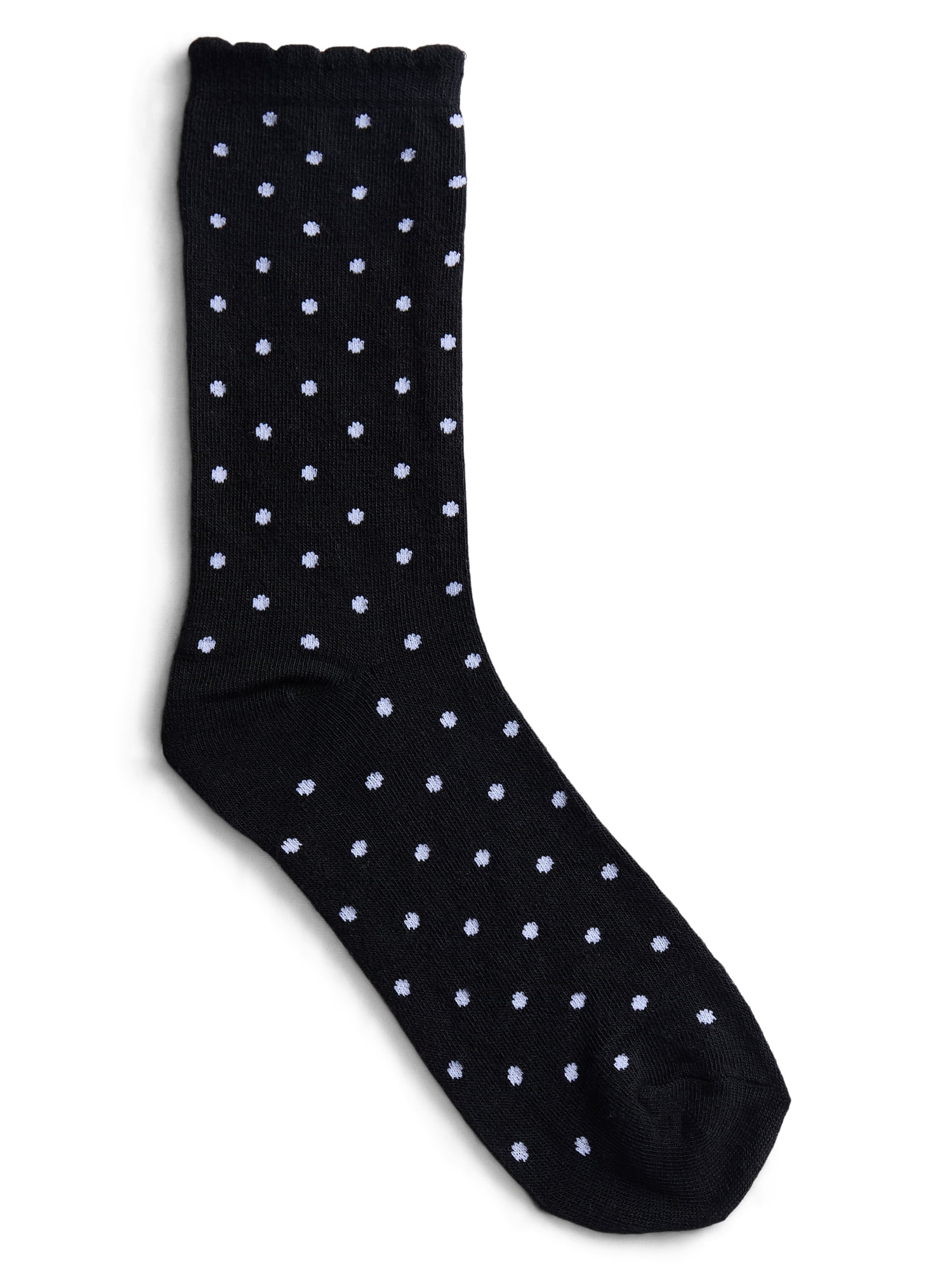 Joyspun Women’s Crew Dress Socks, 6-Pack, Shoe Sizes 4-10