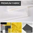 thumbnail image 2 of Yellow Black and Grey Window Curtain Gray White Geometric Abstract Minimalist Mid Century Aesthetic Living Room Bedroom Window Drapes Treatment Fabric 1 Pair Home Decor, 42" W x 63" L, Modern, 2 of 6