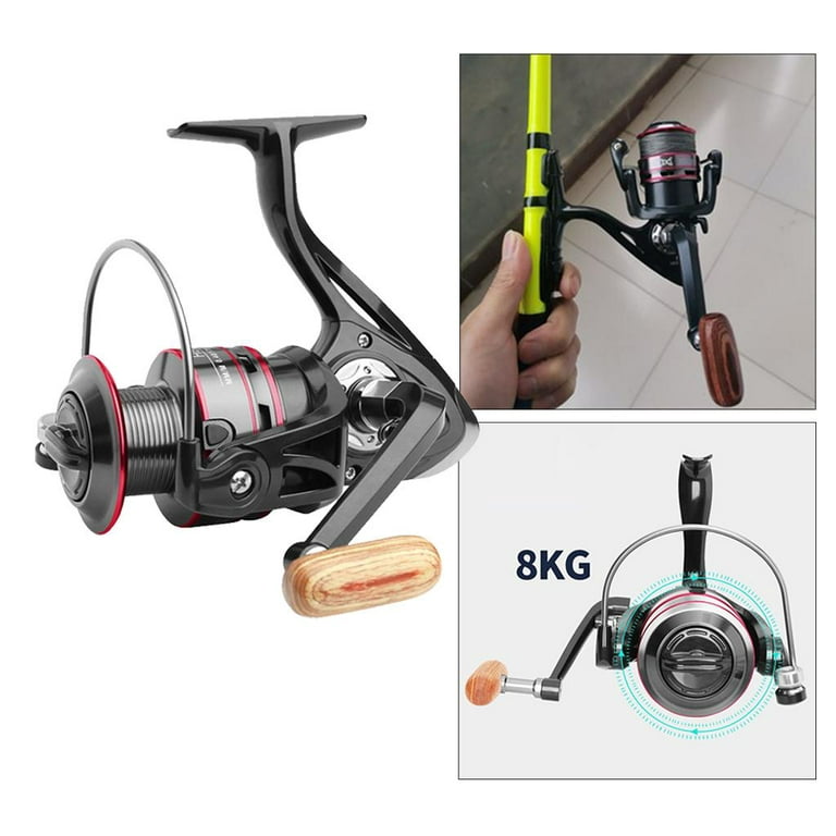 Fishing Reel, Reel, Ultralight 5.2:1 Gear Ratio, Alloy Stainless Steel for  Freshwater And Saltwater HB4000 