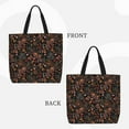 thumbnail image 3 of Hirioo Floral for Tote Bag for Women, Quilted Shoulder Bag with Zipper, Large Capacity Handbags for Casual, Travel, Work, 3 of 9