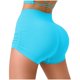 thumbnail image 2 of Puntoco Pantalones cortos de algodón para mujer, pantalones de yoga de cintura alta para mujer, levantamiento de glúteos, fitness, color melocotón, 2 of 4
