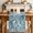 Navy, Azure, Sky Blue, White, variant on Green Coastal Table Runner 36 Inches, Summer Beach Nautical Starfish Shell Coral Bed Runner Dresser Scarves Tabletop for Indoor Outdoor Parties/Ceremony/Banquet, 13"x 36"