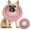 Pink(M), variant on Xekoro Dog Recovery Collar, Waterproof Soft Dog Cone After Surgery, Comfy Protective Elizabethan Collar Alternative for Dogs Cats, Adjustable Pet Neck Donut Cone Anti-Licking Biting Wounds