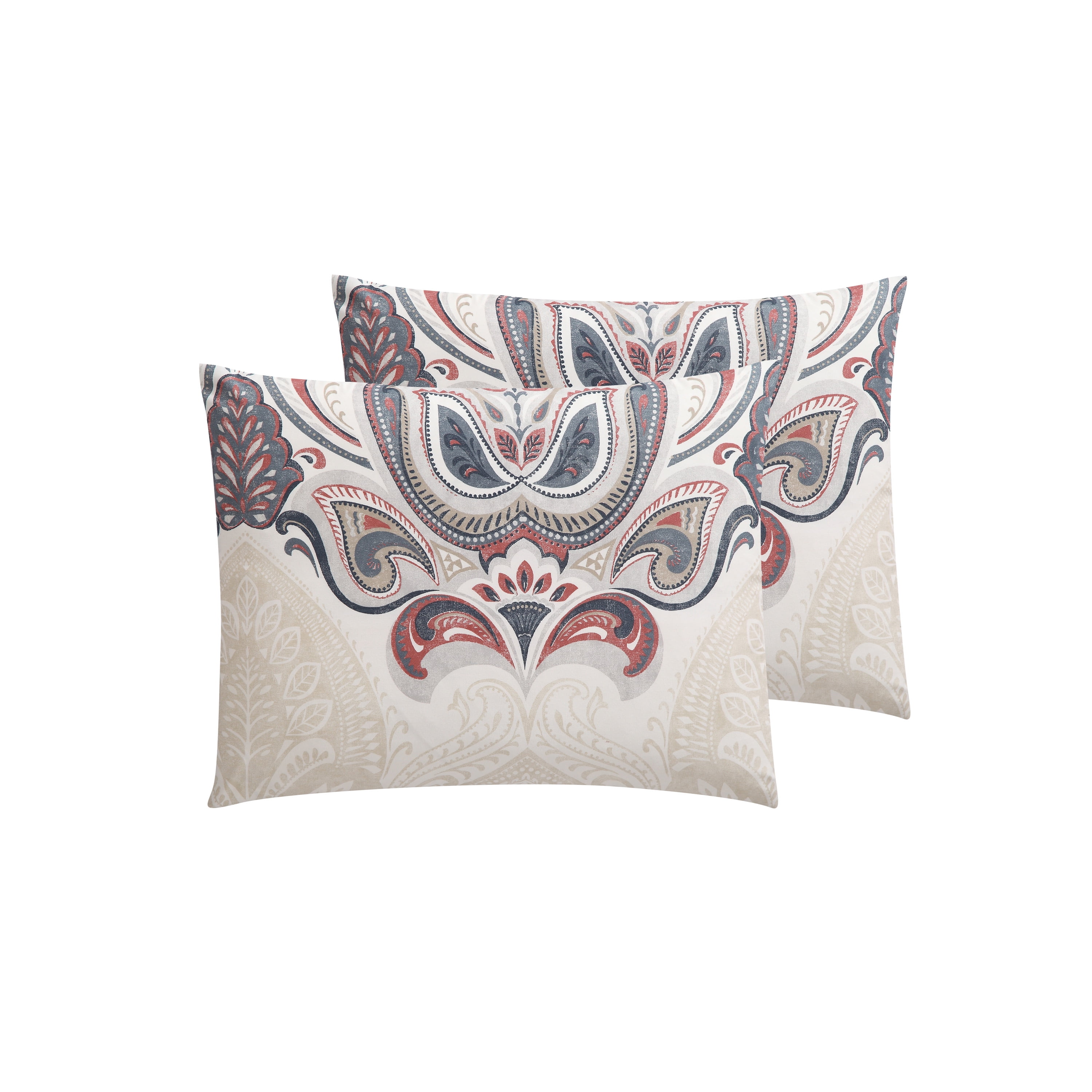 Vcny Home Multi Color Zelda 5 Piece Bedding Comforter Set Shams