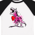 thumbnail image 4 of Inktastic Valentine's Day Graffiti T-rex with Heart Shaped Candy Box Boys or Girls Toddler T-Shirt, 4 of 5