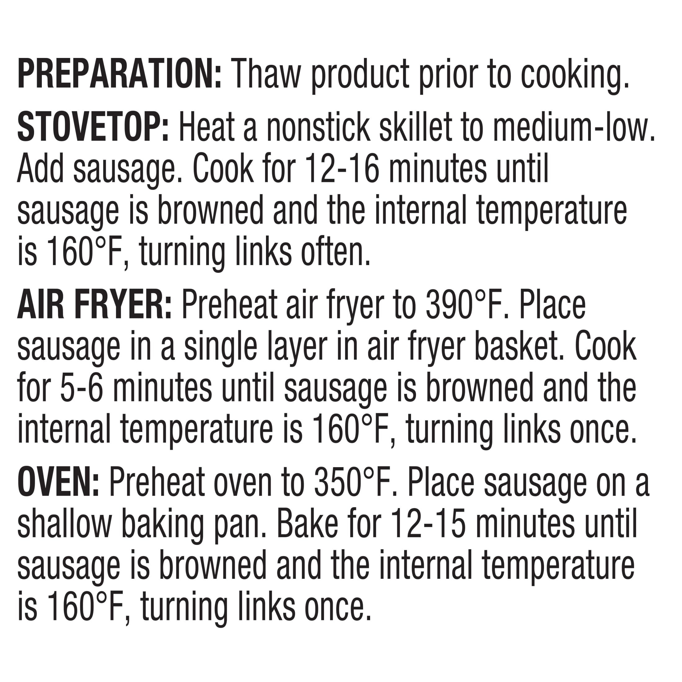 Johnsonville Hatch Green Chile Seasoned Breakfast Sausage Links 12 oz packages