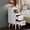 White, variant on Small Nightstand with Drawers, Narrow Bedside Tables with Open Shelf & Hole, Narrow Nightstand for Bedroom, Modern Storage Cabinet for Small Spaces/Living Room, Cherry