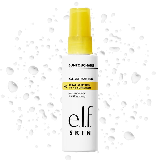 Spray fijador e.l.f. SKIN All Set For Sun SPF 45 vegano