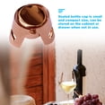 thumbnail image 2 of Tapón de botella de vino espumoso de acero inoxidable, corcho decorativo de champán, bebidas a prueba de fugas, protector de vino, rosa dorado, 2 of 6