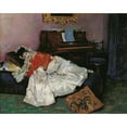 thumbnail image 2 of Raimundo de Madrazo y Garreta 18x15 Gold Ornate Wood Frame and Double Matted Museum Art Print Titled - The Reading (Aline Masson) (C. 1880-1885), 2 of 4