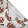 thumbnail image 4 of Ambesonne Fruits Grommet Curtain Single Panel, Flowering Pomegranate, 50"x60", Red Umber Rose, 4 of 5