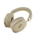 thumbnail image 3 of Guess Saffiano PU Leather with Metallic Triangle Logo Wireless Headphones Gold - GUBHK1SATSD, 3 of 3