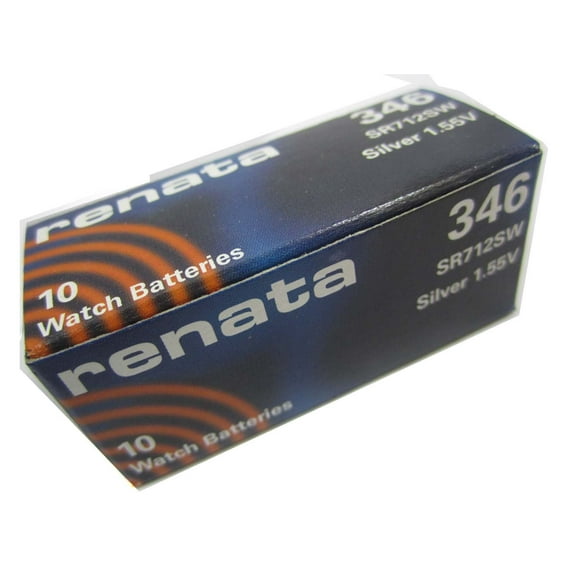 10pcs of Renata 346 SR712SW Swiss Watch Battery 1.55v