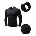 thumbnail image 4 of YUSHOW 3 Pack Compression Shirts for Men Long Sleeve UV Protection Cool Dry Athletic Workout Shirt, 4 of 7