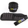 GoFit 10-Pound Padded Adjustable Ankle Weight Set