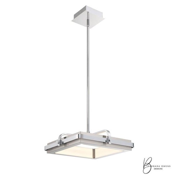 28W 1 Led Pendant in Modern and Contemporary Style-4 inches Tall and 14.5 inches Wide Bailey Street Home 79-Bel-4635965