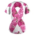 thumbnail image 3 of NAMTYQX Tshirts Shirts for Women Stretch Plus Size Scrubs for Women Tops White Size 4XL, 3 of 4