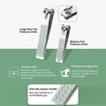 thumbnail image 3 of Pedicure & Manicure Tool Kit Portable Nail Clippers Set with Nail File Trimmer Eyebrow Trimmer Clip Dead Skin Removal Tool for Hand Foot Care, 3 of 5