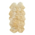 thumbnail image 2 of Natural New Zealand Sheepskin Quattro Rug | Chocolate | 4'x6', 2 of 3