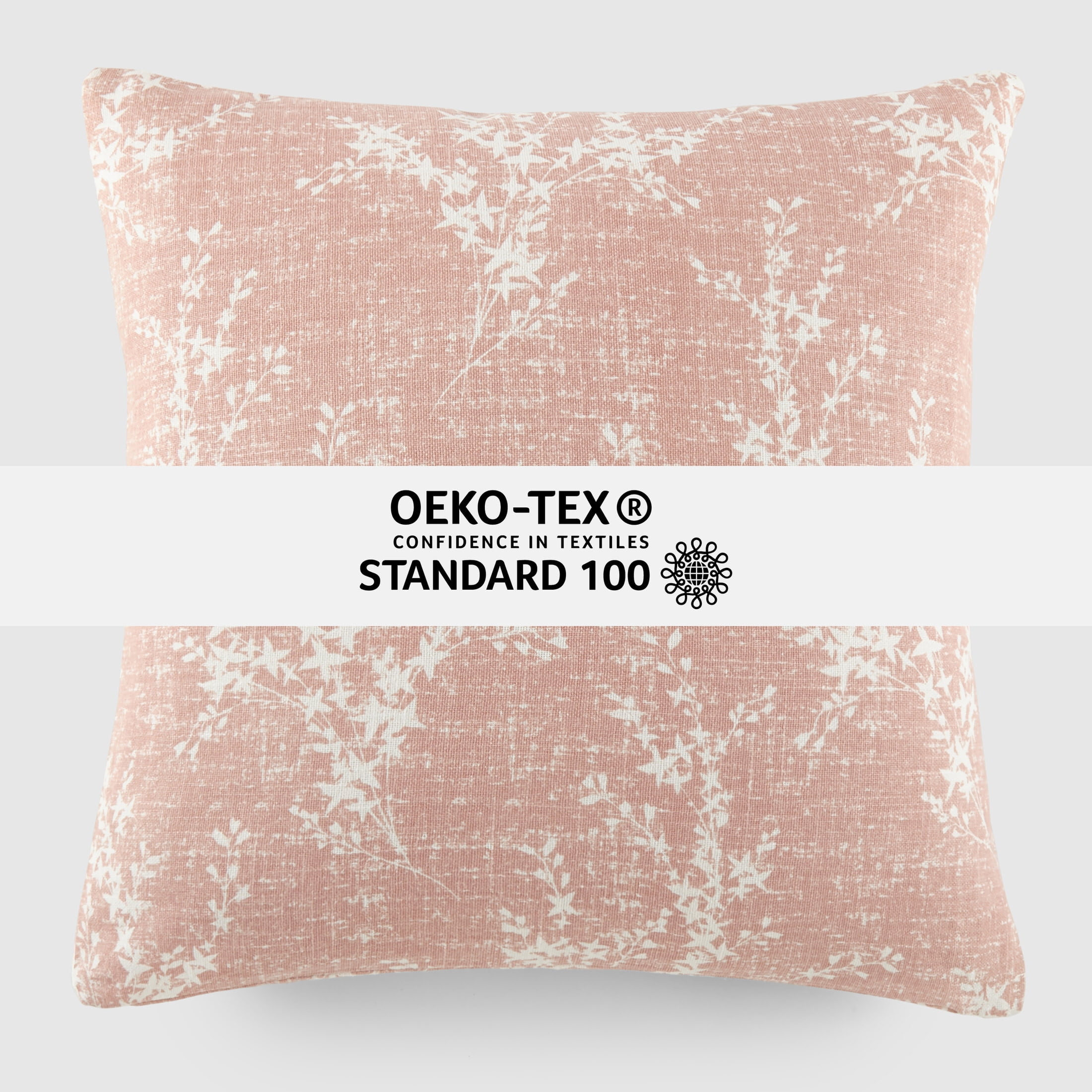 Noble Linens Elegant Cotton Decor Throw Pillow in Willow Pattern