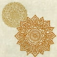 thumbnail image 2 of Zarris, Chariklia 26x26 Gold Ornate Wood Framed with Double Matting Museum Art Print Titled - Mandarin Star II, 2 of 4