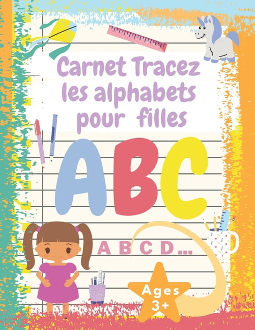 Apprendre à écrire Alphabet Kids Children's Activity Educational Book Learning 3+ 