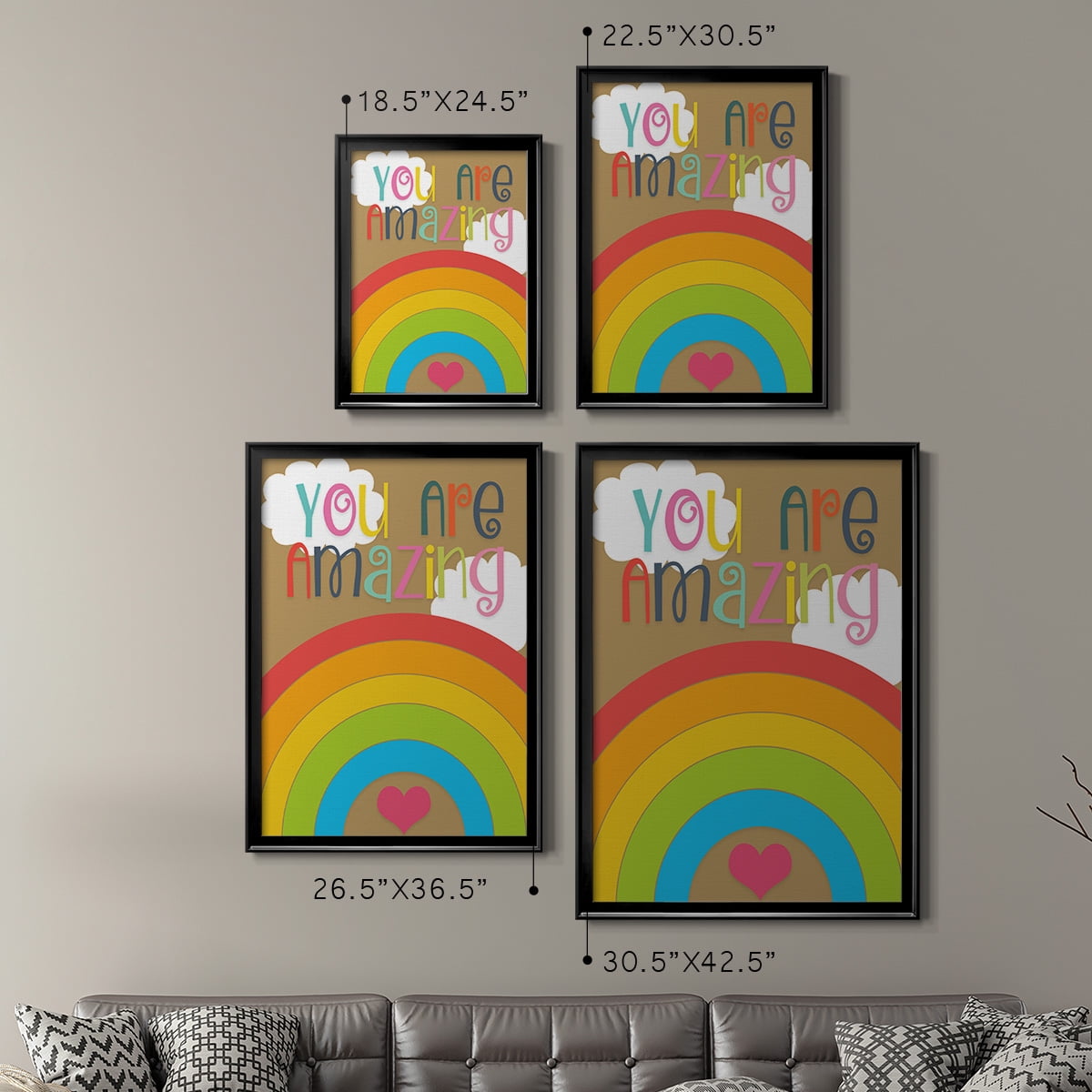 You Are Amazing Premium Framed Print - Ready to Hang