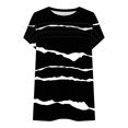 thumbnail image 6 of Womens Summer Tops, Cap Short Sleeve Shirts for Women Fashion Loose Fit Ombre Tie Dye Crewneck T-Shirts, 6 of 6