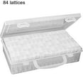 thumbnail image 1 of 42/84 Grid Transparent Box DIY Handmade Beaded Diamond Painting Storage Box Glass Rice Bead Box Nail Art Accessory Box, 1 of 9