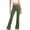 Army Green, variant on Matoen Women's Solid Color Flare Yoga Pants for Women, High Waisted Buttery Soft Bootcut Leggings