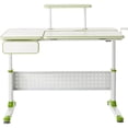 thumbnail image 4 of ApexDesk MK Series Children's Height Adjustable Chair with Study Desk in Green, 4 of 12