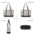 thumbnail image 6 of FORMRS Canvas Laptop Tote Bag for Women with 15.6" Computer Compartments Shoulder Handbag, Gray Cat Pattern, 6 of 7
