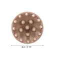 thumbnail image 3 of Unique Bargains 1 Pc Round Hair Shampoo Brush for Head Massage 2.91"x3.15" Skin Color, 3 of 6