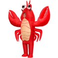 thumbnail image 3 of Disfraz inflable KOOY de langosta para adulto para Mardi Gras/Halloween, 3 of 6
