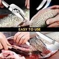 thumbnail image 5 of Multi-function Fish Scaler For Chef, Stainless Steel Seafood Tool Efficiently Processes Fish And Shrimp, Chef's Kitchen Utility Knife, Durable Food, 5 of 5