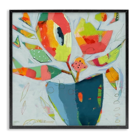 Getting My Groove On Black Framed Giclee Art, design by Dianna Fritzler