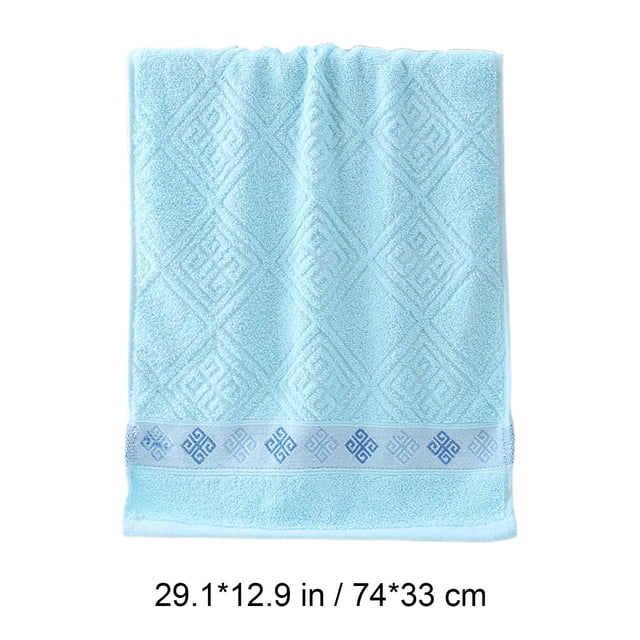 Yhmxh Toallas de algodón de 74x33 cm para adultos, absorbentes, gruesas, para baño y manos.
