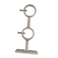 thumbnail image 1 of GUOOL Support de Tringle à Rideau Double Fixation Murale pour Salle de Bain Salon Maison Argent, 1 of 9