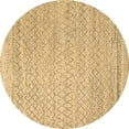 thumbnail image 1 of Ahgly Company Indoor Round Solid Brown Modern Area Rugs, 8' Round, 1 of 4