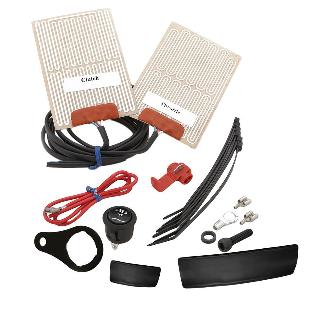 Heat Demons 210019RR Motorcycle Grip Warmer Kit with Round Rocker