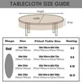 thumbnail image 3 of Fall Oval Tablecloth with Pumpkings and Leavesfor Table Smaller Than 48 x 66 inches, Waterproof Fabric Table Cloths for Autumn, Harvest, Thanksgiving(54 x 72 Inch), 3 of 6