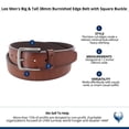 thumbnail image 4 of Lee  38mm Burnished Edge Belt with Square Buckle (Men Big & Tall), 4 of 4