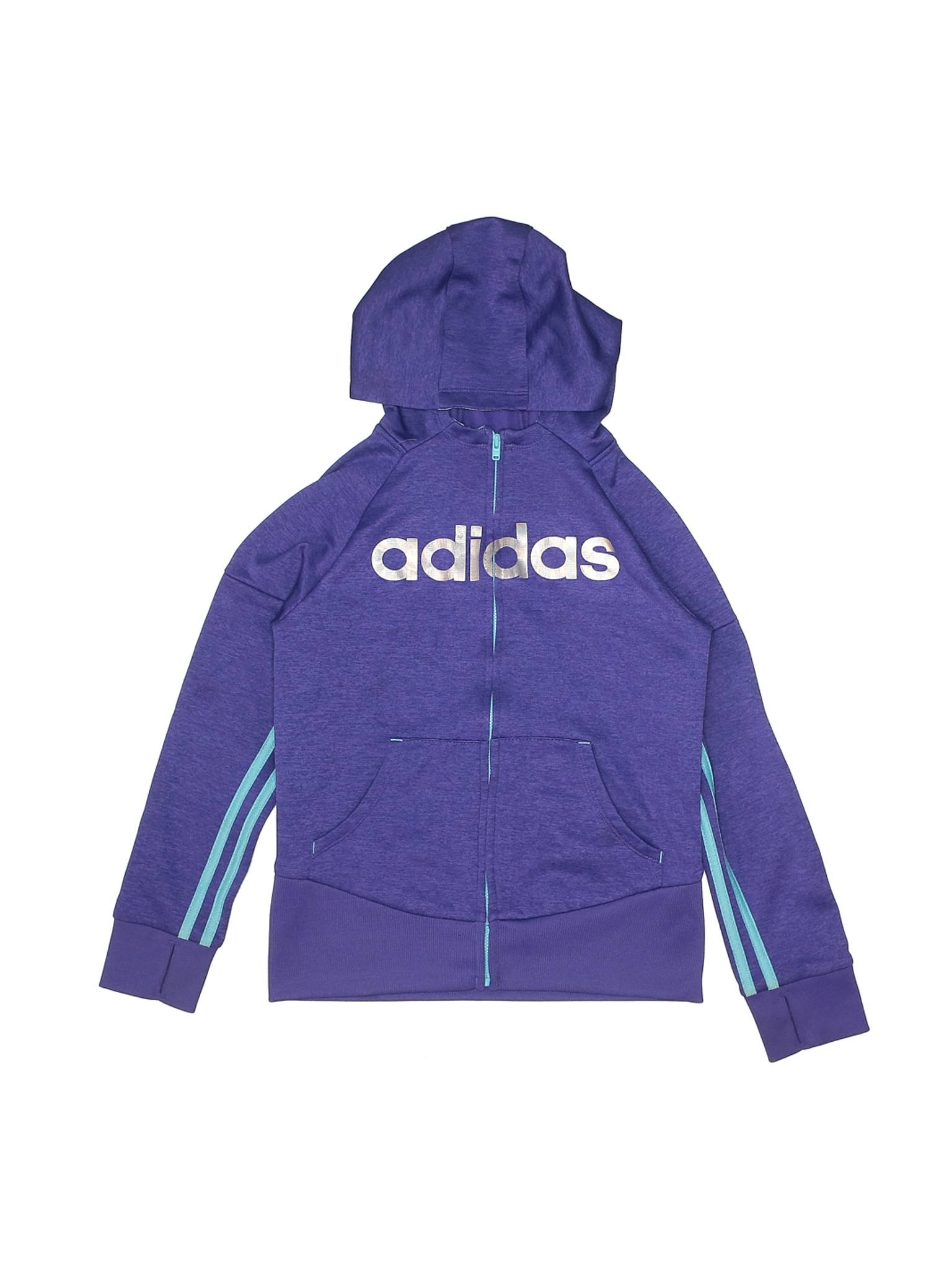 girls adidas zip up
