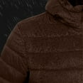 thumbnail image 4 of Mens Lightweight Packable Hooded Waterproof Puffer Jacket Pockets Insulated Winter Coat for Snow Ski Traveling Jackets for Men, 4 of 8